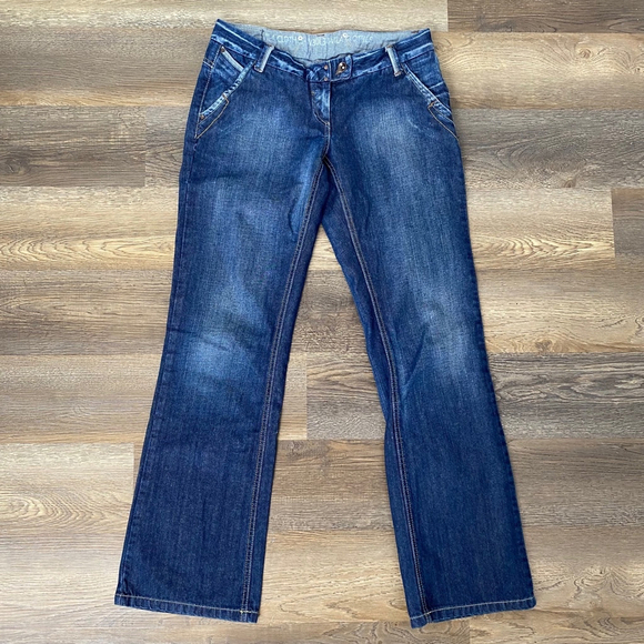 Vila Clothes Low Rise Bootcut Jeans Size 30x34 - Picture 14 of 16